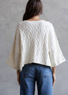 Fireside Cable Knit Sweater | Ivory
