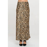 Sirena Leopard Print Maxi Skirt