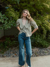 Playful Plaid Blouse | Basil