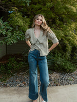 Playful Plaid Blouse | Basil