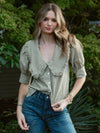 Playful Plaid Blouse | Basil