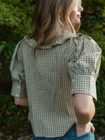 Playful Plaid Blouse | Basil