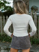 Cozy Grace Sweater Top | Taupe