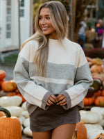 Cozy Stripe Sweater | Oatmeal Mix