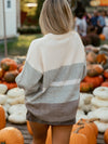 Cozy Stripe Sweater | Oatmeal Mix