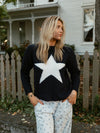 Starry Night Sweater | Navy & Cream