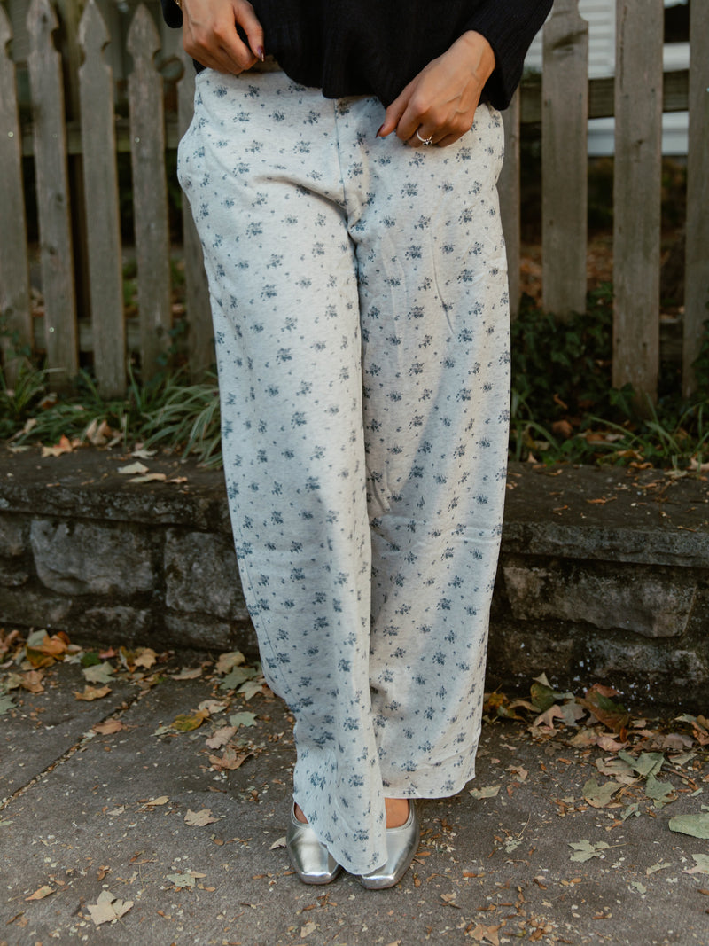Blossom Lounge Pants | Heather Gray