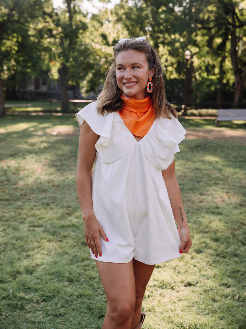 Beyond Ordinary Romper | White