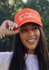 You Had Me By Halftime  Trucker Hat | Orange