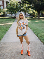 Rolling Stones Tennessee Vols College Seal Thrifted Tee