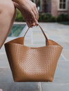 Melie Bianco - Terri Tan Small Recycled Vegan Top Handle Bag