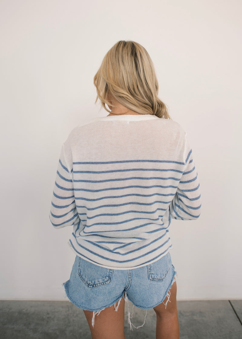 Seaside Breeze Striped Sweater