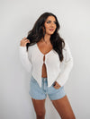 Whispering Breeze Cardigan/Top - Off White