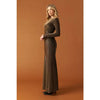 Mermaid Maxi Dress | Chocolate Brown