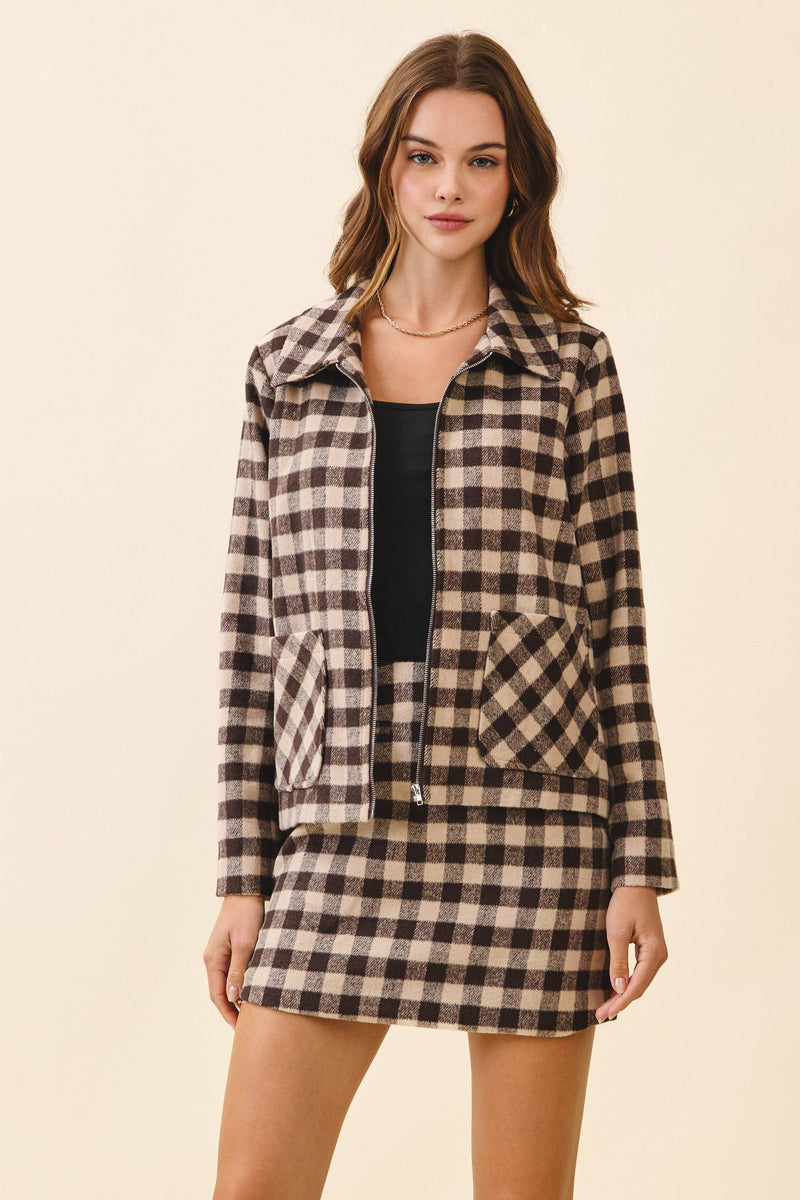 Plaid and Proper Jacket | Brown