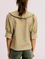 Playful Plaid Blouse | Basil