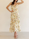 Petal Cascade Floral Dress
