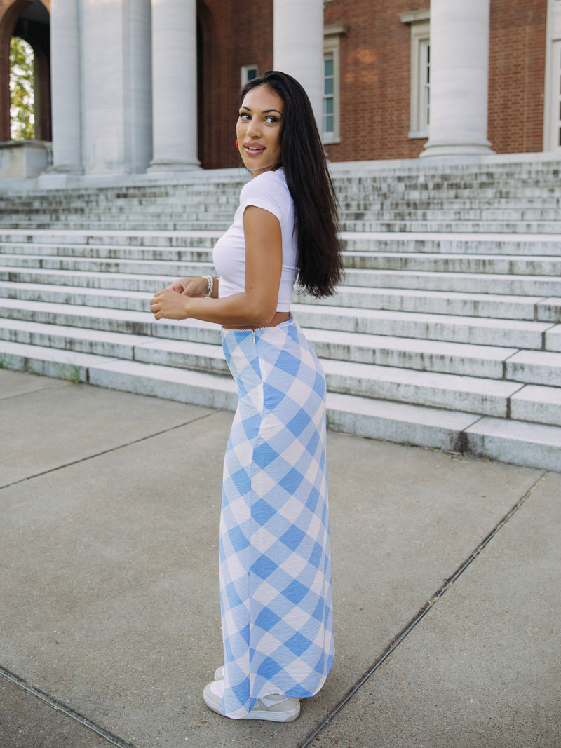 Blue Blitz Maxi Skirt