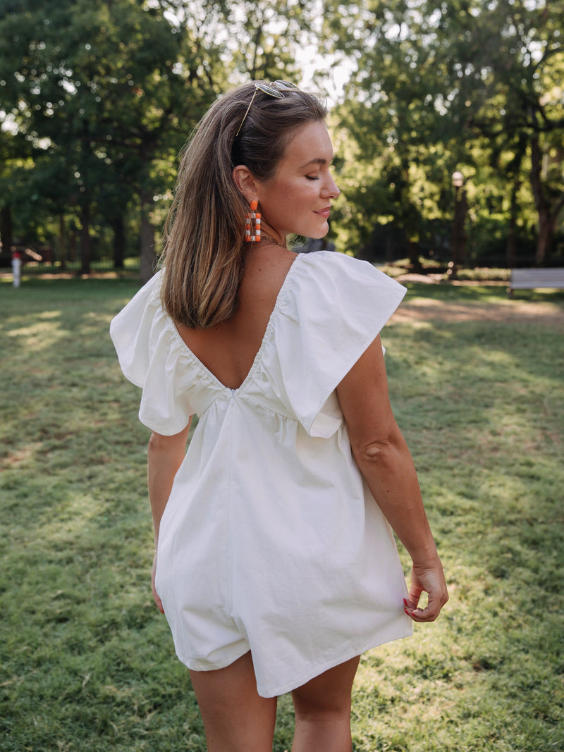 Beyond Ordinary Romper | White