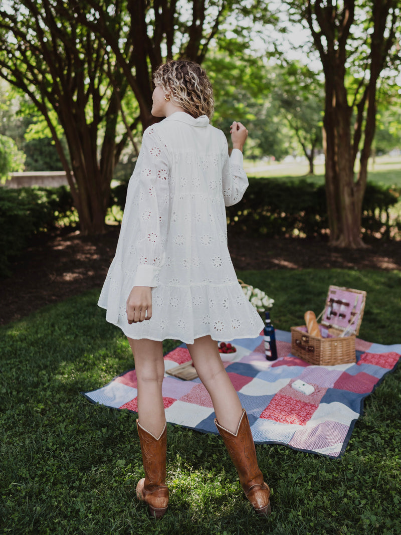 Peony Eyelet Dress