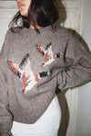 Flying Duck Knit Sweater | Mocha