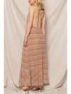 Sunset Sorbet Halter Dress | Crochet Maxi