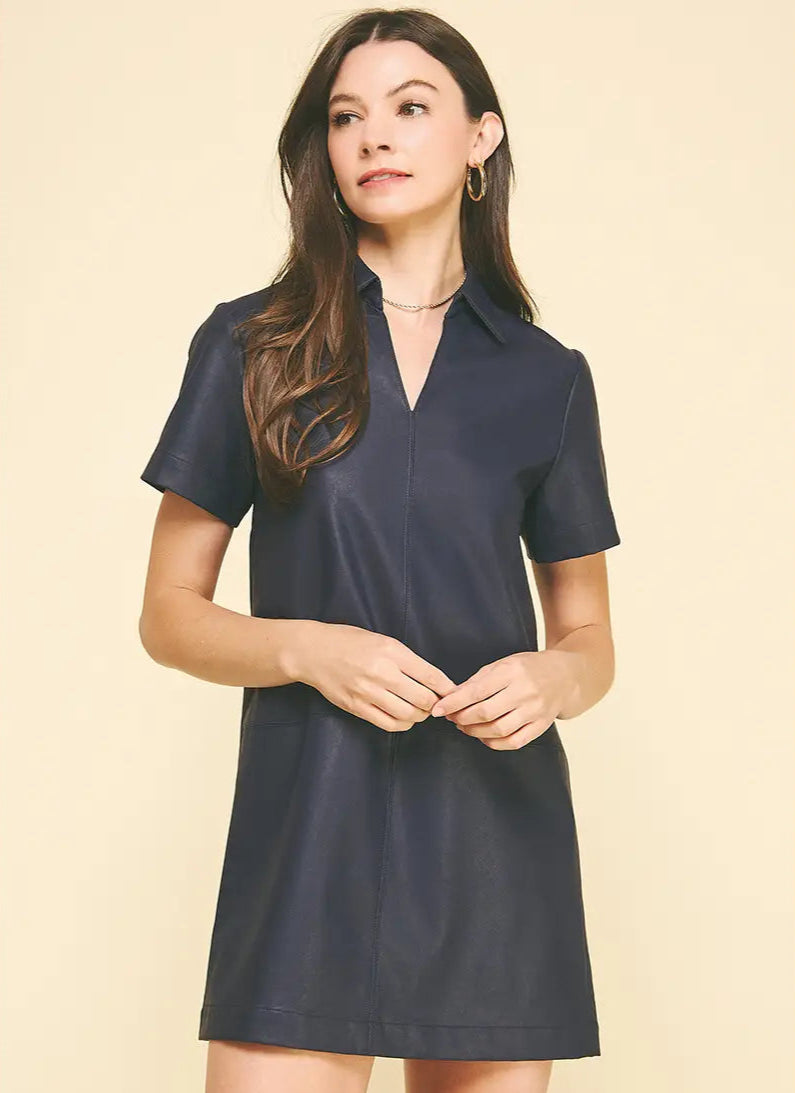 Put Together Tunic Dress | Navy