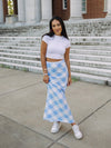 Blue Blitz Maxi Skirt