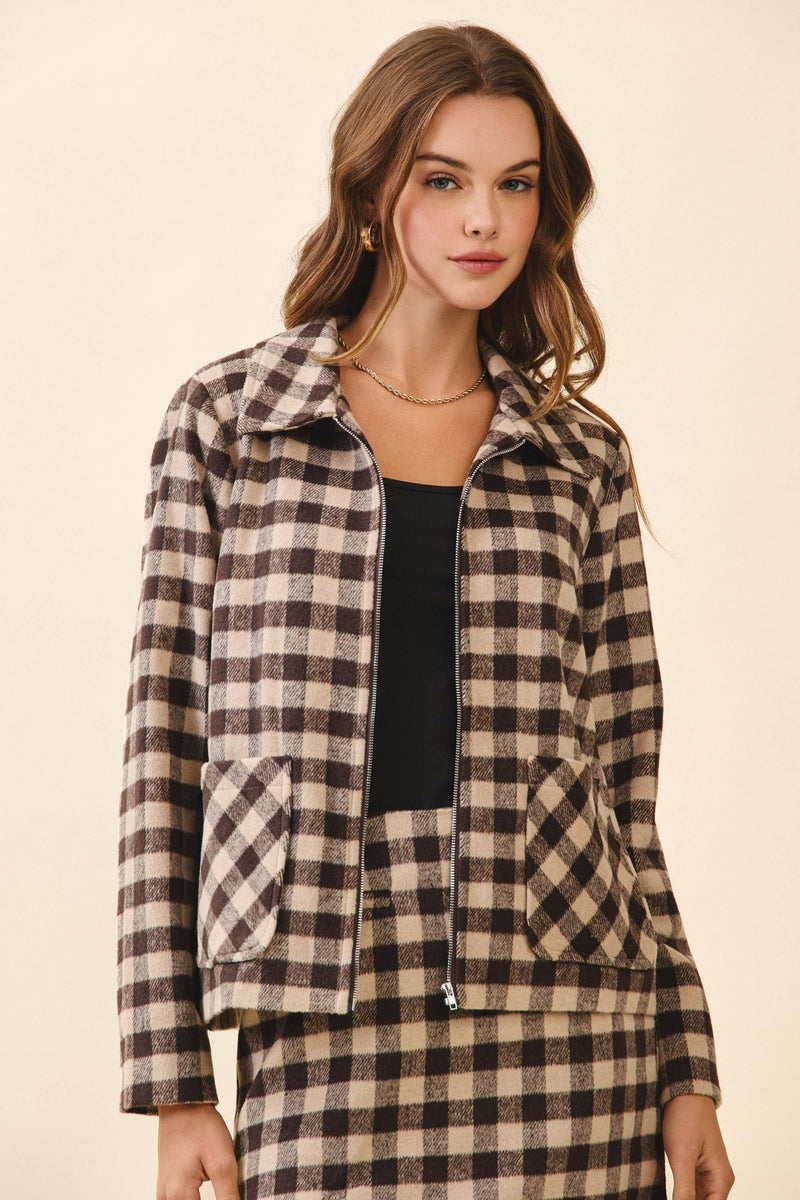 Plaid and Proper Jacket | Brown