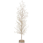 Glittered Tree with Pearls | 2 sizes