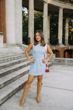 Denim Delight Dress | Light Denim