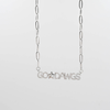 GO DAWGS Silver & Crystal Necklace