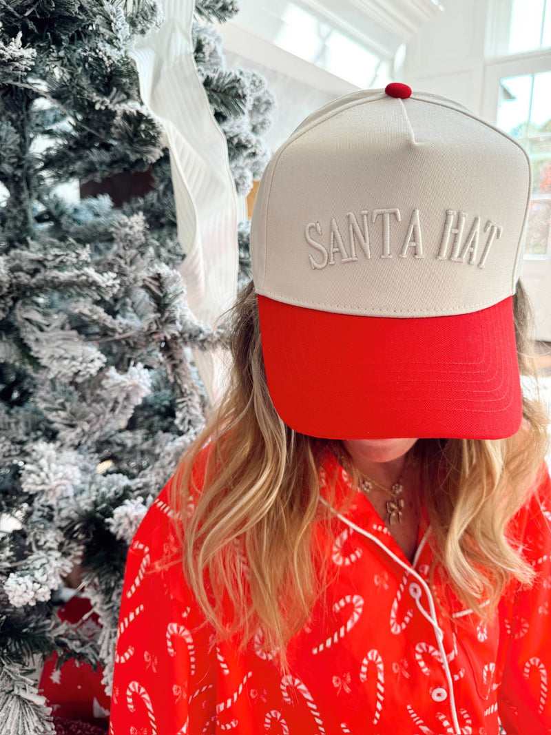 Santa Hat Red Vintage Trucker Hat