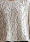 Fireside Cable Knit Sweater | Ivory