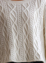 Fireside Cable Knit Sweater | Ivory