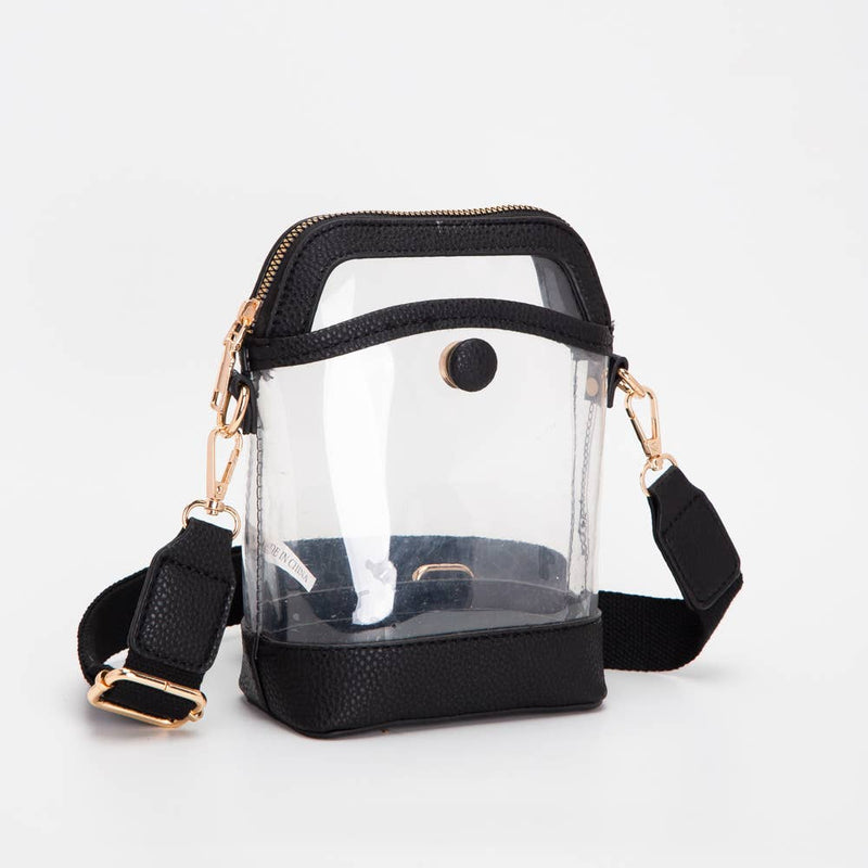 Victory Vibes Clear Stadium Bag | Black