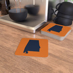 Auburn Alabama Reversible Paper Party Coaster Set