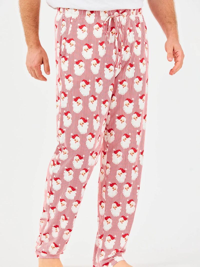 Mary Square | Santa Baby | Christmas Pajama Pants | Men (or Women) | Red