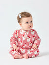 Mary Square | Santa Baby | Christmas Pajamas | Baby Onesie | Red