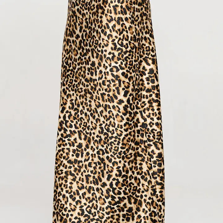 Sirena Leopard Print Maxi Skirt