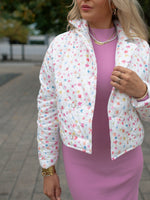 Flowers in the Snow Quilted Jacket