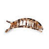 TELETIES - Blonde Tortoise Flat Round Hair Clip