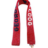 Georgia Bulldog Beaded Purse Strap