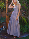 Rowan Maxi Dress | Brown Check
