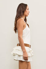 Bay Breeze Halter Dress | White