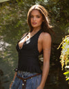Rodeo Romance Halter Top | Black