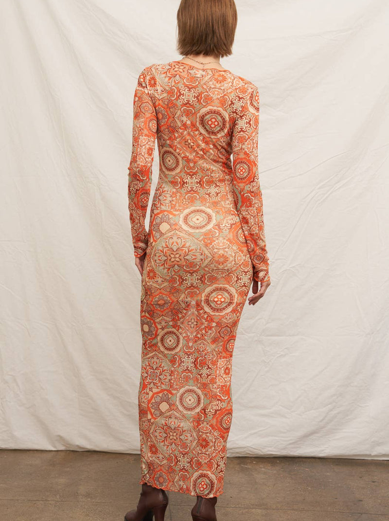 Golden Hour Maxi Dress | Boho Print