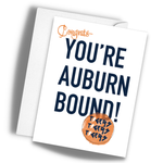 Congratulations Auburn Alabama Greeting Card