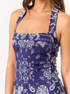 Paisley Pop Top | Blue Bandana
