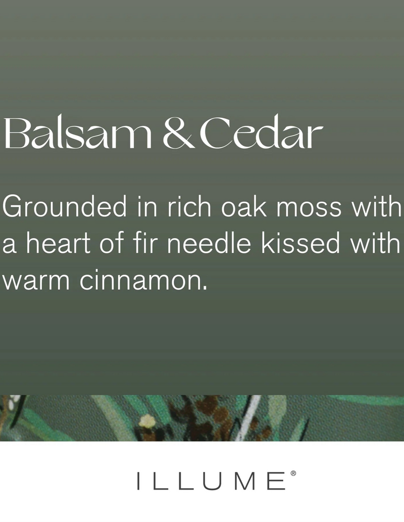 Balsam and Cedar | Large Radiant Glass Candle
